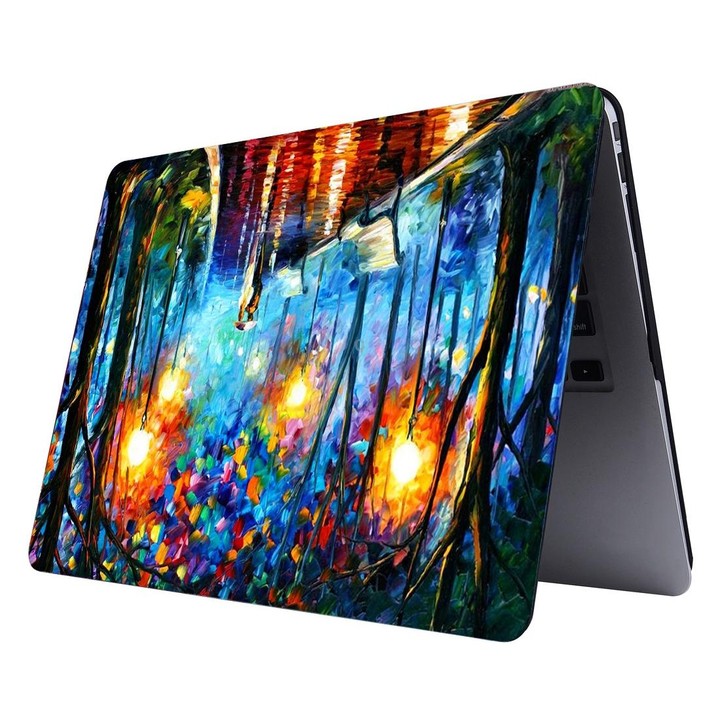 RS-704 Colorful Printing Laptop Plastic Protective Case for MacBook Pro 13.3 inch A1708 (2016 - 2017) / A1706 (2016 - 2017)