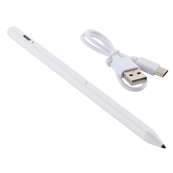 1.4-2.3mm Magnetic Design Superfine Nib Prevent Accidental Touch Handwritten Capacitive Screen Stylus Pen(White)