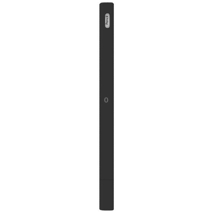 LOVE MEI For Apple Pencil 2 Triangle Shape Stylus Pen Silicone Protective Case Cover(Black)