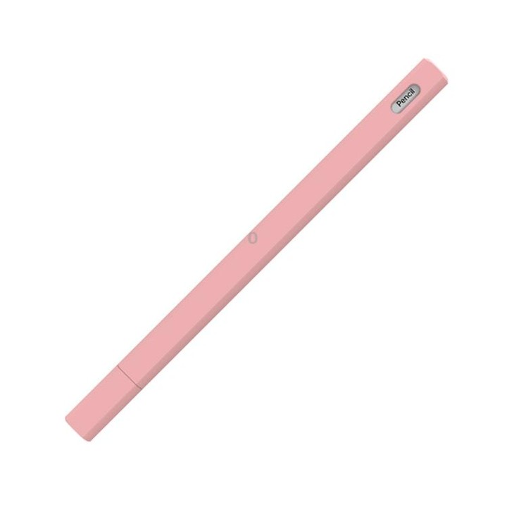LOVE MEI For Apple Pencil 2 Triangle Shape Stylus Pen Silicone Protective Case Cover(Pink)