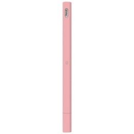 LOVE MEI For Apple Pencil 2 Triangle Shape Stylus Pen Silicone Protective Case Cover(Pink)