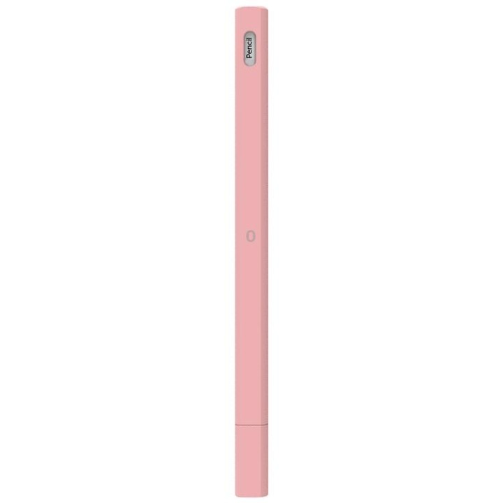 LOVE MEI For Apple Pencil 2 Triangle Shape Stylus Pen Silicone Protective Case Cover(Pink)