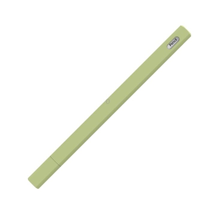 LOVE MEI For Apple Pencil 2 Triangle Shape Stylus Pen Silicone Protective Case Cover(Green)
