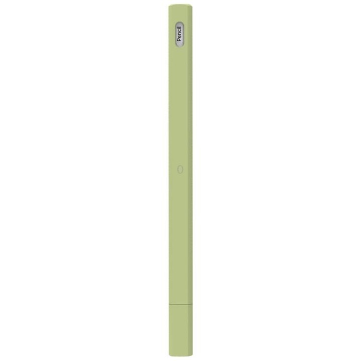 LOVE MEI For Apple Pencil 2 Triangle Shape Stylus Pen Silicone Protective Case Cover(Green)