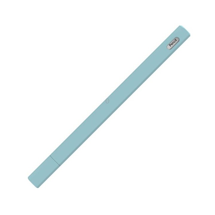 LOVE MEI For Apple Pencil 2 Triangle Shape Stylus Pen Silicone Protective Case Cover(Blue)