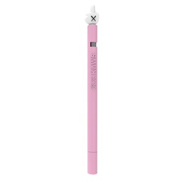LOVE MEI For Apple Pencil 1 Middle Finger Shape Stylus Pen Silicone Protective Case Cover (Pink)