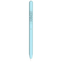 LOVE MEI For Apple Pencil 2 Number Letter Design Stylus Pen Silicone Protective Case Cover (Blue)
