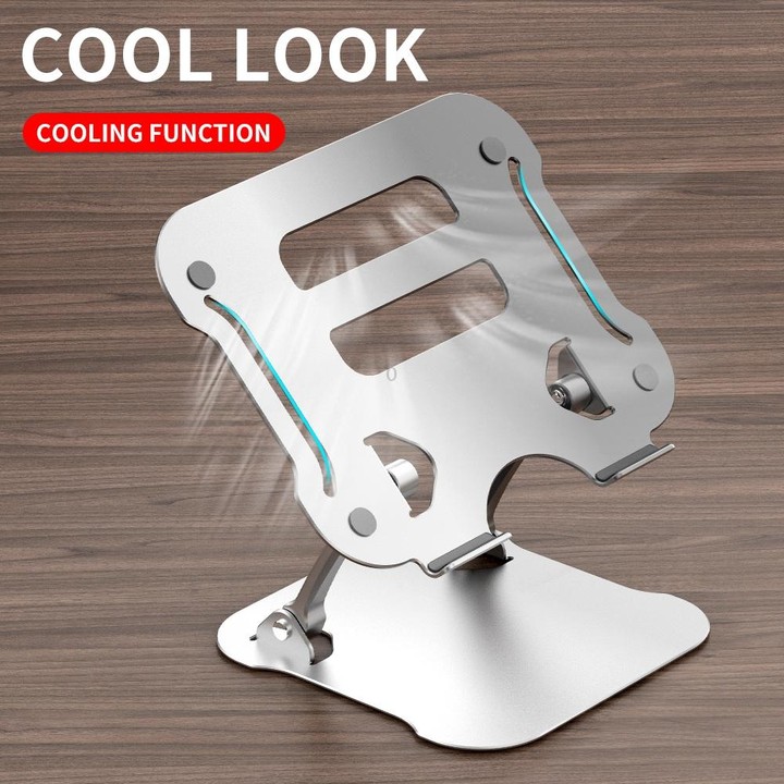 R-JUST Lifting Adjustable Laptop Stand(Silver)