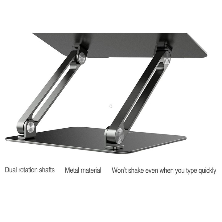 NILLKIN ProDesk Adjustable Aluminum Alloy Laptop Notebook Stand Holder (Grey)