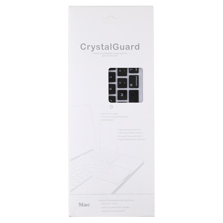 Dustproof Silicone Laptop Keyboard Protective Film for MacBook Pro 16 inch A2141 & Pro 13.3 inch A2251 / A2289 / A2338 (2020)(Bl