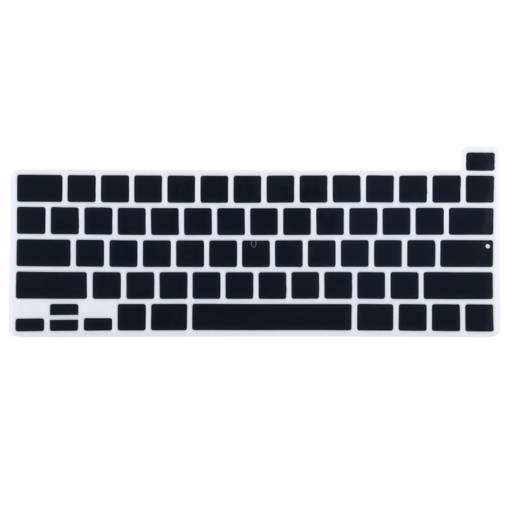 Dustproof Silicone Laptop Keyboard Protective Film for MacBook Pro 16 inch A2141 & Pro 13.3 inch A2251 / A2289 / A2338 (2020)(Bl