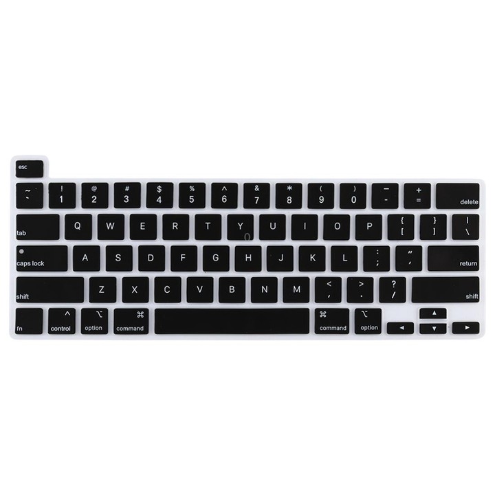 Dustproof Silicone Laptop Keyboard Protective Film for MacBook Pro 16 inch A2141 & Pro 13.3 inch A2251 / A2289 / A2338 (2020)(Bl