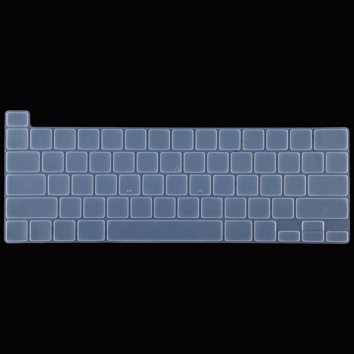 Dustproof Silicone Laptop Keyboard Protective Film for MacBook Pro 16 inch A2141 & Pro 13.3 inch A2251 / A2289 / A2338 (2020)(Wh
