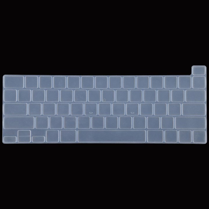 Dustproof Silicone Laptop Keyboard Protective Film for MacBook Pro 16 inch A2141 & Pro 13.3 inch A2251 / A2289 / A2338 (2020)(Wh