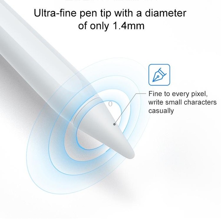 Magnetic Anti-mistouch Tilting Pressure Sensitive Capacitance Stylus for iPad