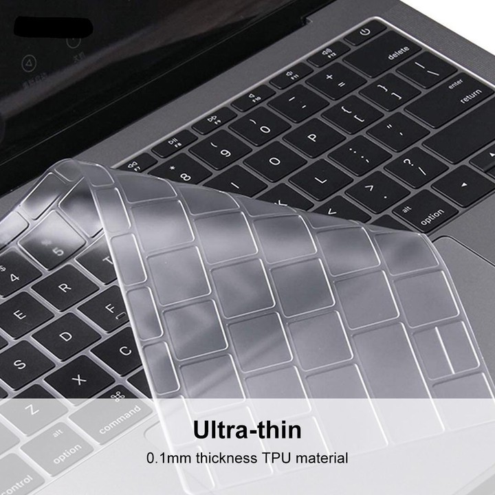 ENKAY TPU Keyboard Protector Cover for 2015 MacBook 12 inch (A1534) / MacBook Pro 13.3 inch without Touch Bar (A1708) , Europe V