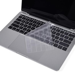 ENKAY TPU Keyboard Protector Cover for 2015 MacBook 12 inch (A1534) / MacBook Pro 13.3 inch without Touch Bar (A1708) , Europe V