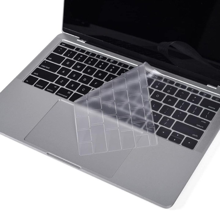 ENKAY TPU Keyboard Protector Cover for 2015 MacBook 12 inch (A1534) / MacBook Pro 13.3 inch without Touch Bar (A1708) , Europe V