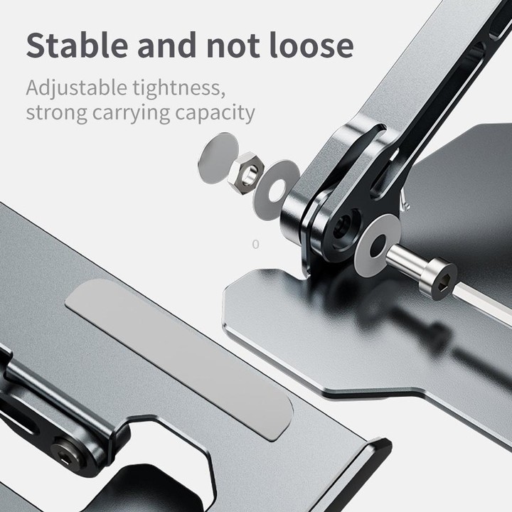 R-JUST HZ09 Mechanical Lifting Adjustable Laptop Holder (Grey)