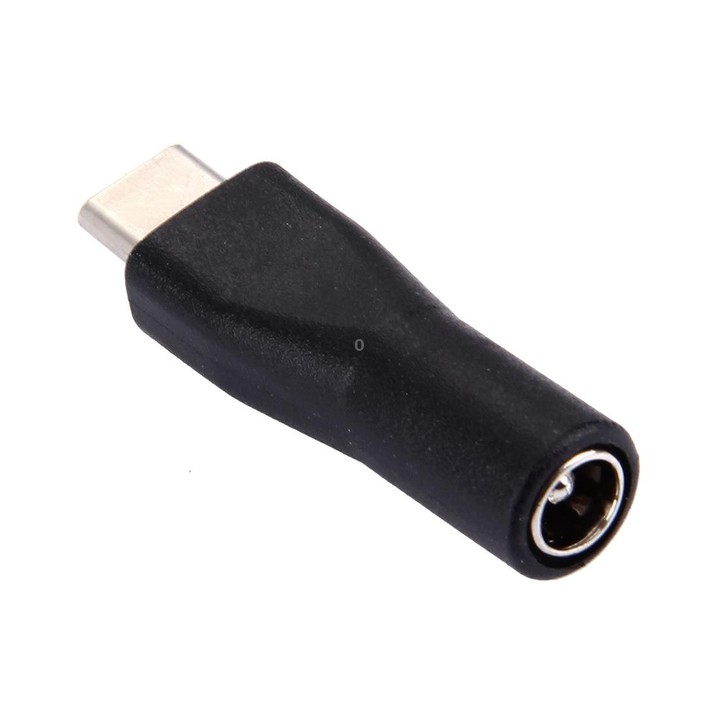 5.5x2.1mm Female to USB 3.1 Type C Power Adapter for MacBook 12 inch, Chromebook Pixel 2015, Nokia N1 Tablet PC(Black)