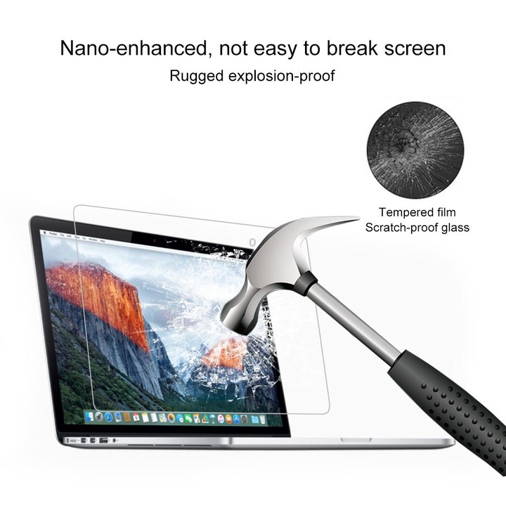10 PCS For MacBook Pro 16 inch 9H Laptop Tempered Glass Screen Protective Film