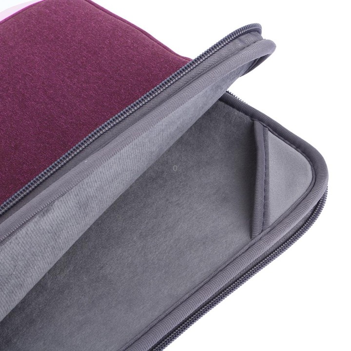For Macbook Pro 15.4 inch Laptop Bag Soft Portable Package Pouch (Purple)