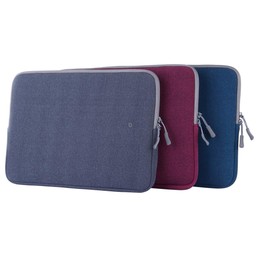 For Macbook Pro 15.4 inch Laptop Bag Soft Portable Package Pouch (Purple)