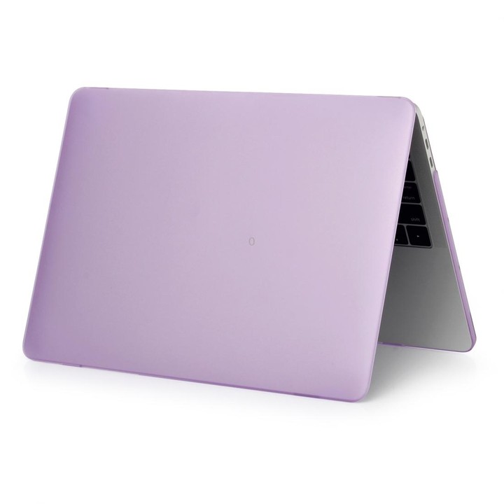 Laptop Frosted Style PC Protective Case for MacBook Pro 15.4 inch A1990 (2018)(Purple)