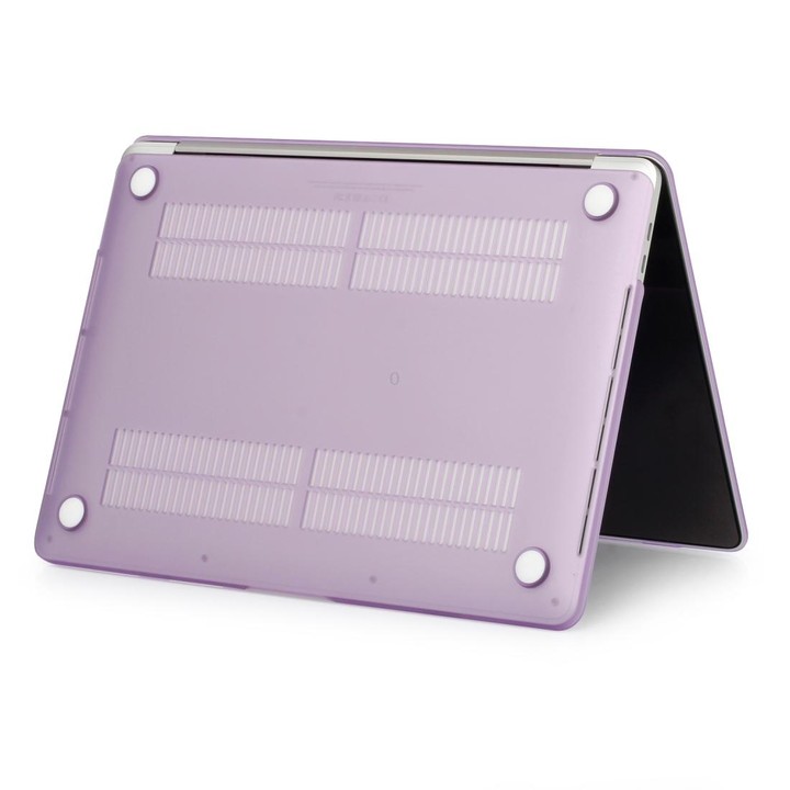 Laptop Frosted Style PC Protective Case for MacBook Pro 15.4 inch A1990 (2018)(Purple)