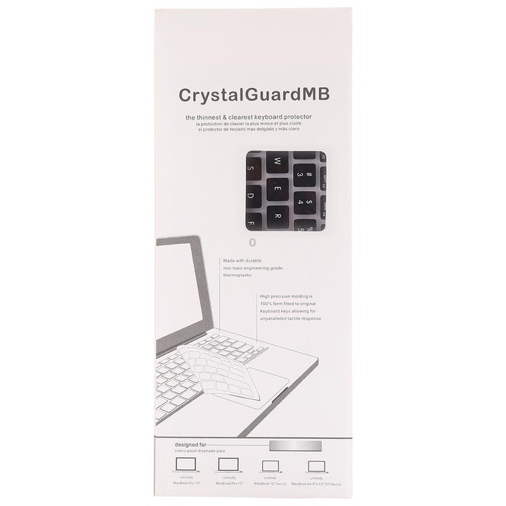 Keyboard Protector Silica Gel Film for MacBook Pro 13 / 15 & Air 13 (A1466 / A1502 / A1278 / A1286)(Black)