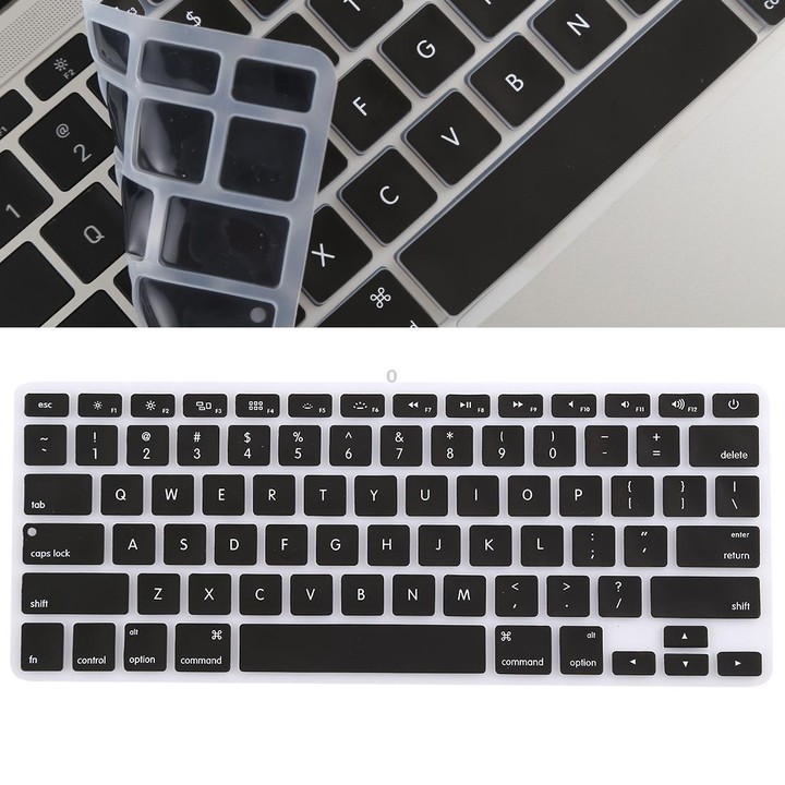 Keyboard Protector Silica Gel Film for MacBook Pro 13 / 15 & Air 13 (A1466 / A1502 / A1278 / A1286)(Black)