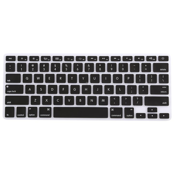 Keyboard Protector Silica Gel Film for MacBook Pro 13 / 15 & Air 13 (A1466 / A1502 / A1278 / A1286)(Black)