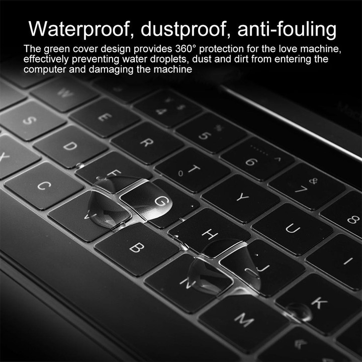 Keyboard Protector Silica Gel Film for MacBook Pro 13 / 15 & Air 13 (A1466 / A1502 / A1278 / A1286)(Transparent)
