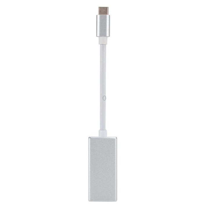 USB-C / Type-C 3.1 Male to DP Female HD Converter, Length: 12cm (Silver)