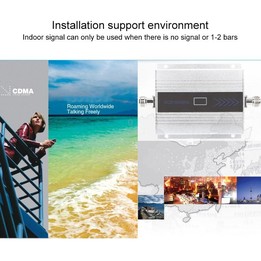 DCS-LTE 4G Phone Signal Repeater Booster (Silver)