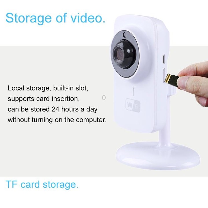 JD-C8310-S1 1.0MP Two-Way Audio Smart Wireless Wifi IP Camera, Support Motion Detection & Infrared Night Vision
