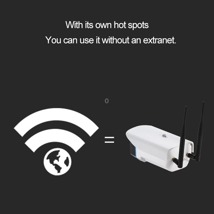 J-06 Indoor and Outdoor 1.0MP Wireless Wifi IP IR Camera, Support Infrared Night Vision / Motion Detection / TF Card (64GB Max),