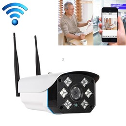 J-06 Indoor and Outdoor 1.0MP Wireless Wifi IP IR Camera, Support Infrared Night Vision / Motion Detection / TF Card (64GB Max),