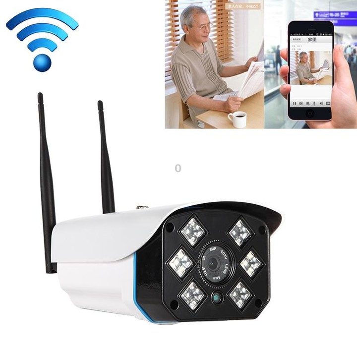 J-06 Indoor and Outdoor 1.0MP Wireless Wifi IP IR Camera, Support Infrared Night Vision / Motion Detection / TF Card (64GB Max),