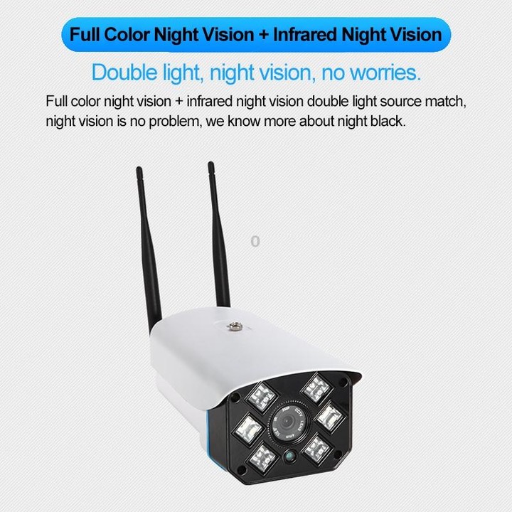 J-06 Indoor and Outdoor 1.0MP Wireless Wifi IP IR Camera, Support Infrared Night Vision / Motion Detection / TF Card (64GB Max),