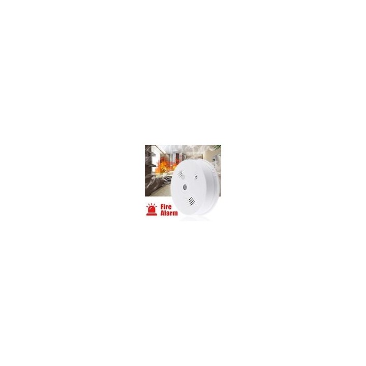 433MHz Photoelectronc Smoke and Heat Detector(White)