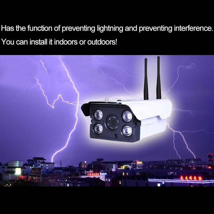 J-02130 1.3MP Dual Antenna Smart Wireless Wifi IP Camera, Support Infrared Night Vision & TF Card(64GB Max)