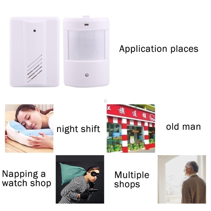 YF-0155 Good Safe Wireless Electro Guard Watch Remote Detective System Kit for Home Office, 1 x Receiver + 1 x Detector