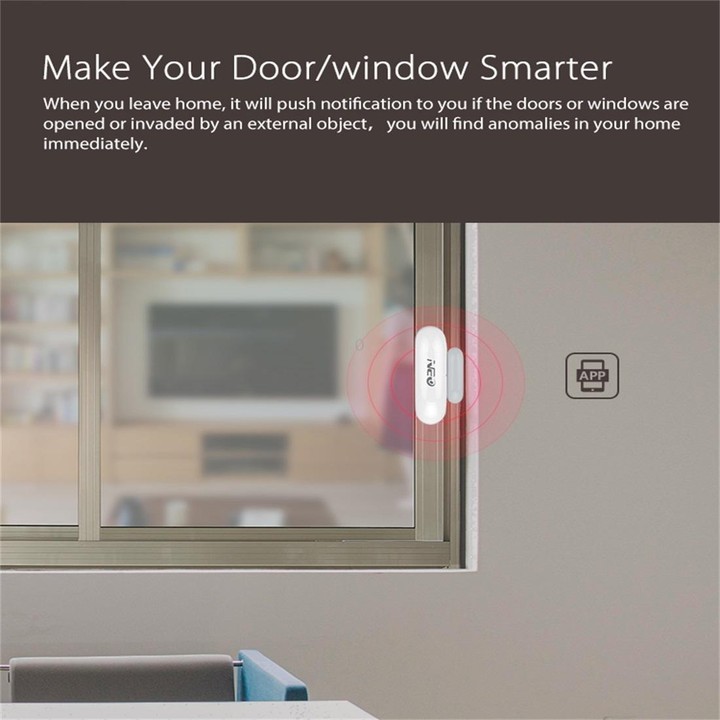 NEO NAS-DS01W Wireless WiFi Realtime LED Door Sensor & Window Sensor