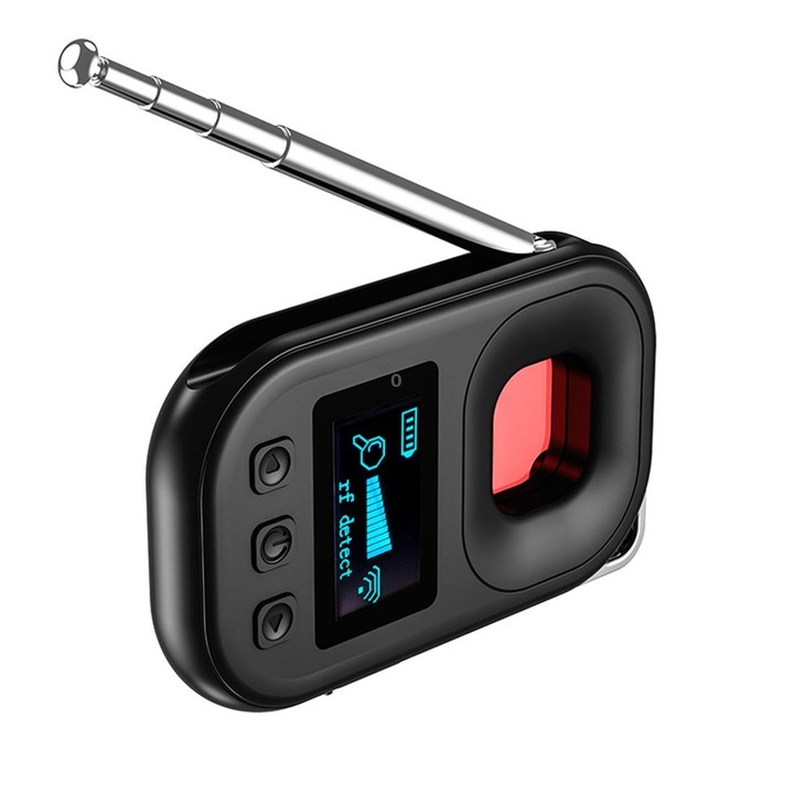 T03 Multi-function Camera Detector Scanner Anti-Peep Eavesdropping Anti-Monitoring Signal Detector (Black)