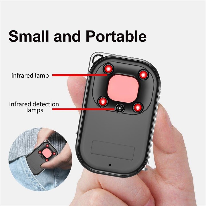 T03 Multi-function Camera Detector Scanner Anti-Peep Eavesdropping Anti-Monitoring Signal Detector (Black)