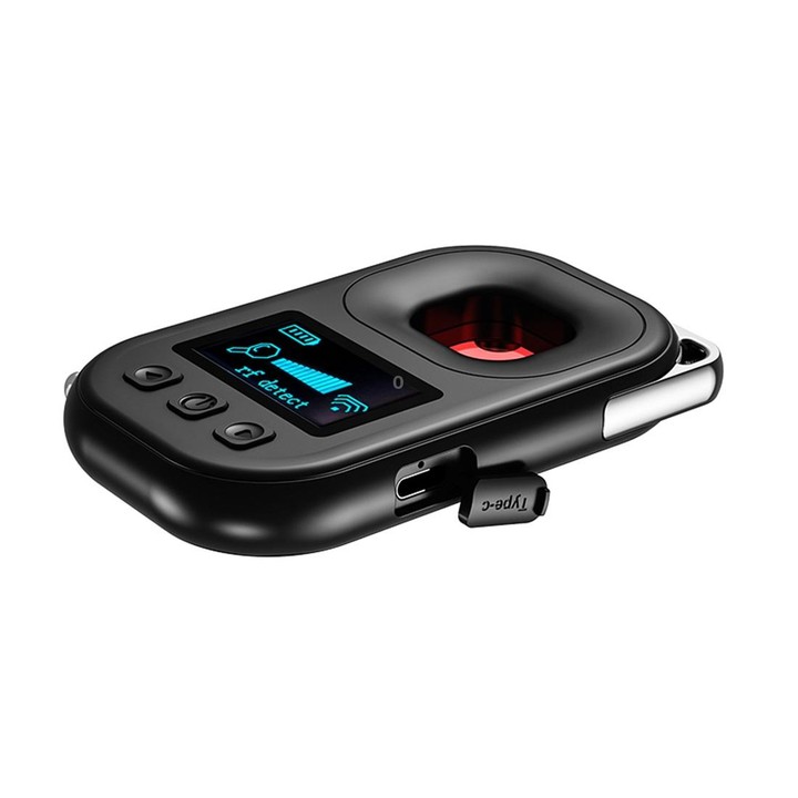 T03 Multi-function Camera Detector Scanner Anti-Peep Eavesdropping Anti-Monitoring Signal Detector (Black)
