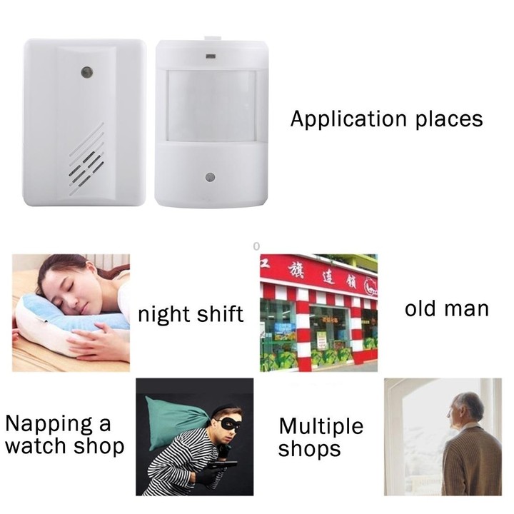 F622-108 Upgraded Version Good Safe Wireless Electro Guard Watch Remote Detective System Kit for Home Office, 1 x Receiver + 1 x