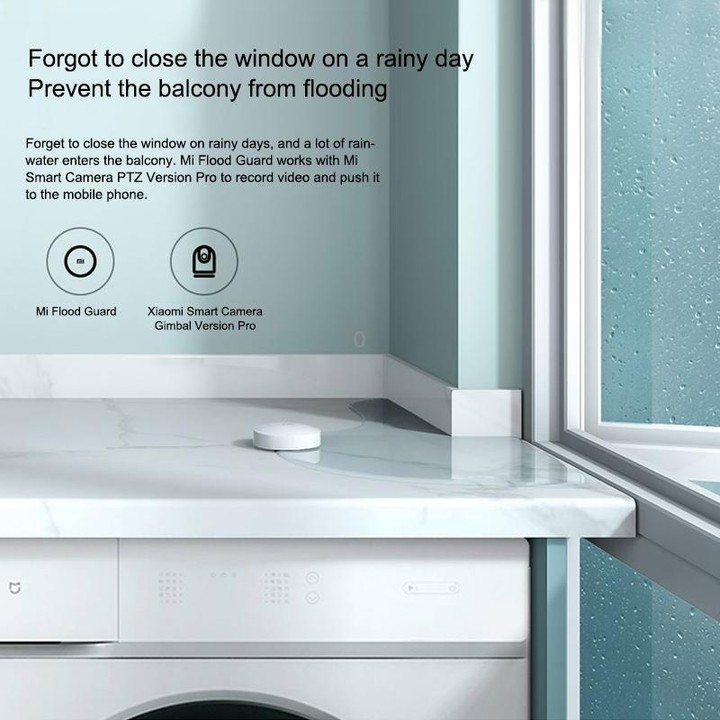 Original Xiaomi Wireless Bluetooth Flood Guard Intelligently Detects Water Leakage Xiaoai Speaker Linkage App to Remotely Remind