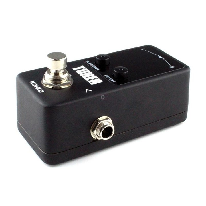 KOKKO FTN2 Guitar Mini Monoblock Effects Pedal Tuner, High Sensitivity Dual Mode Display Screen(Black)